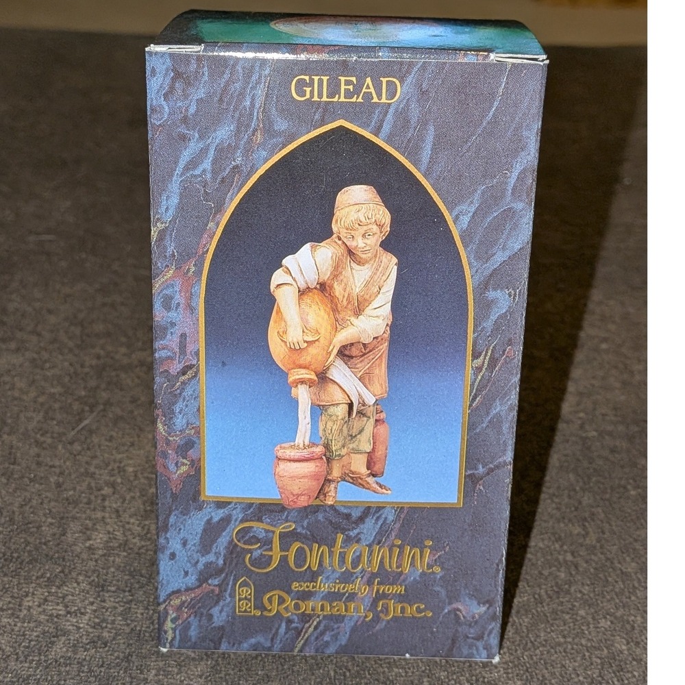 VTG Fontanini Heirloom Nativity Gilead Water Carrier 5in Figurine Italy 96.NIB